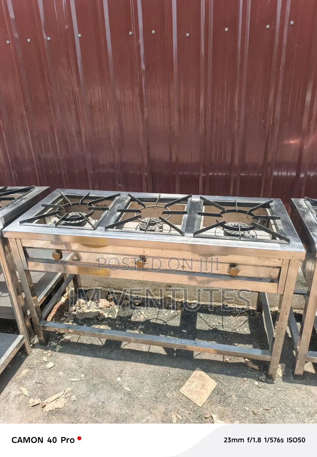 Stainless Steel 3 Burner