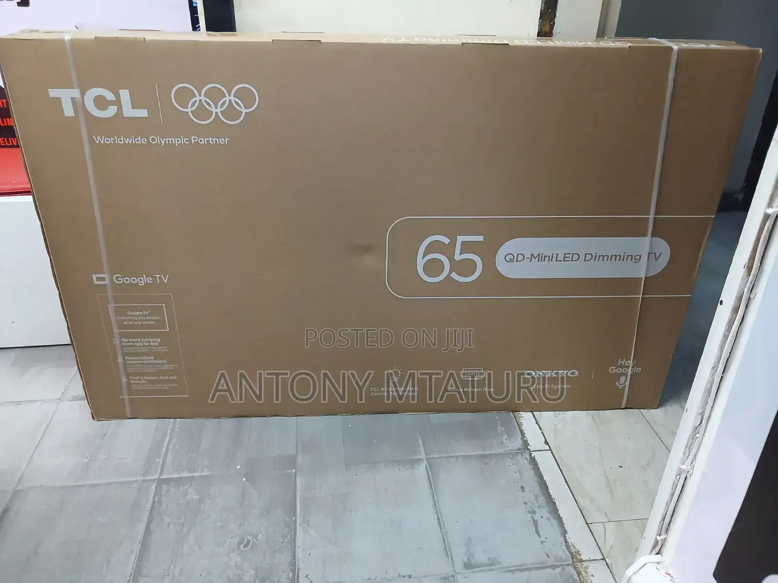 TCL 65′′ 65p8l Qd-Mini Led Dimming Qled TV