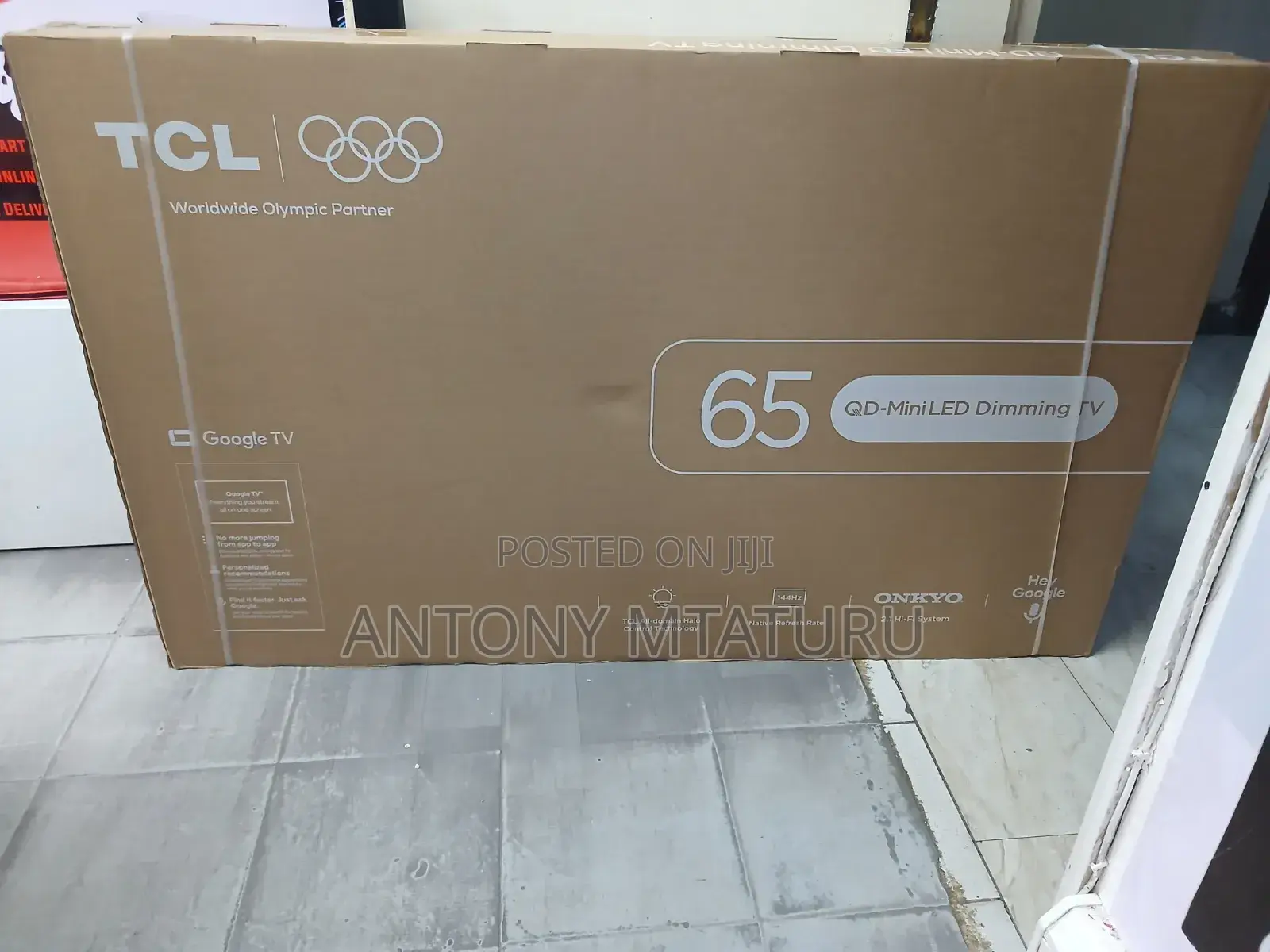 TCL 65′′ 65p8l Qd-Mini Led Dimming Qled TV