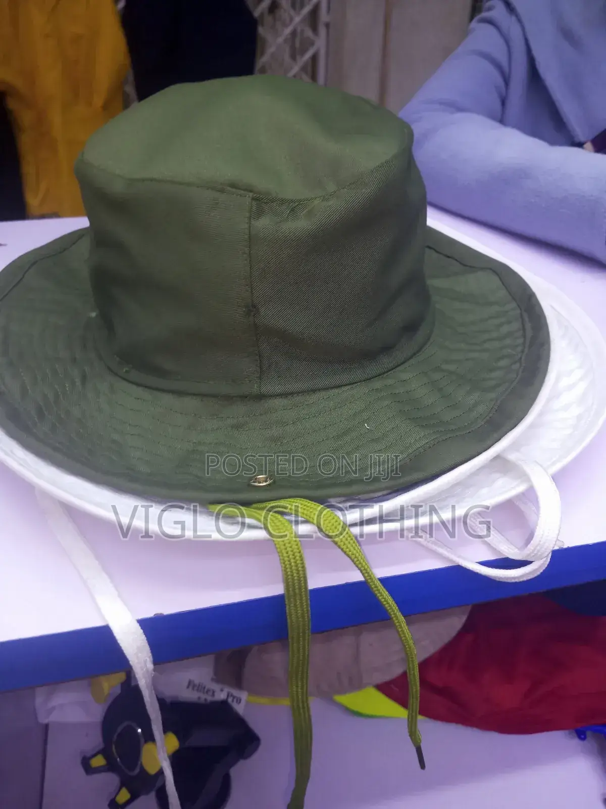 Beige Safari Hats and Bucket Hats