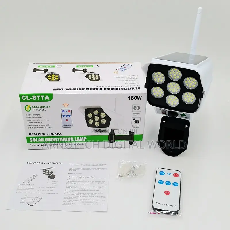 Waterproof Simulation Security Solar Motion Sensor Light,Dummy CCTV