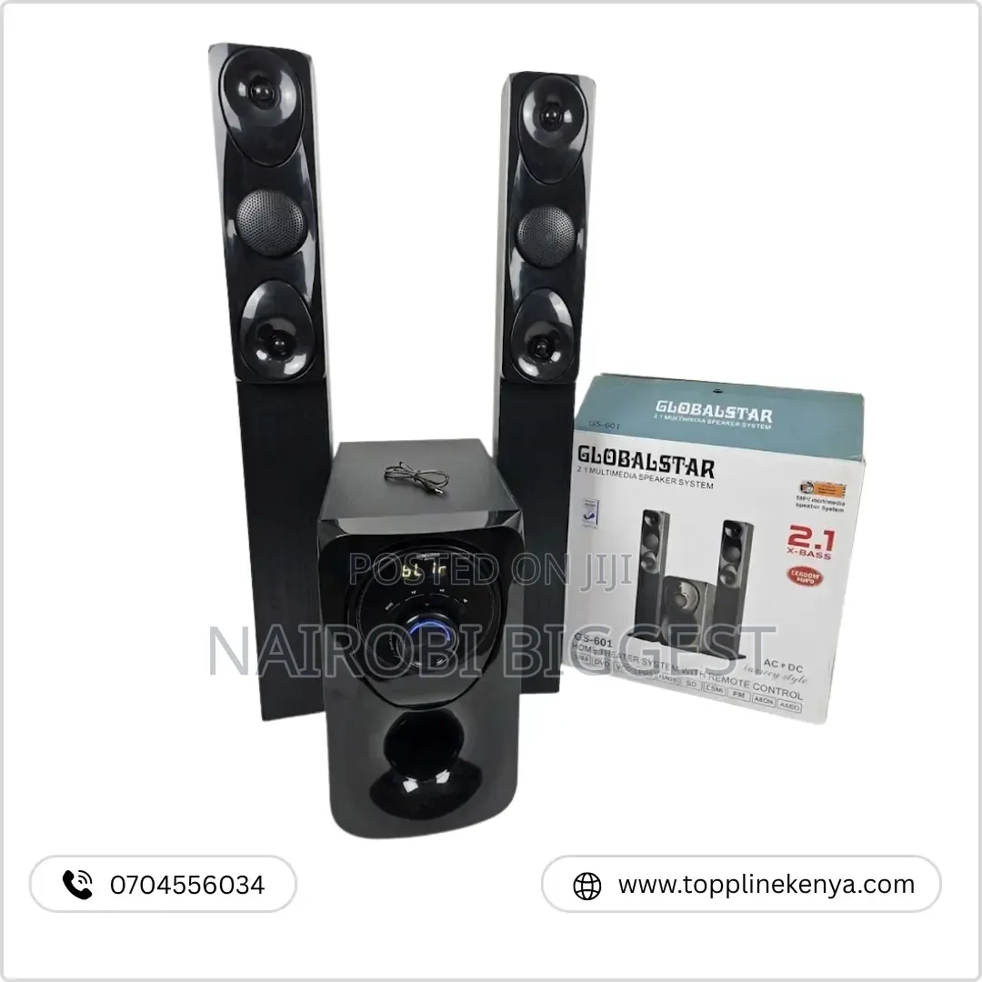 2.1ch Gs-6501 Home Theater System With Remote Control Tall Boy Woofer