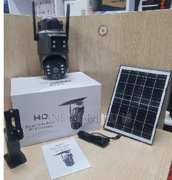4g Sim Card Solar PTZ Camera – Ubox 4mp Dual Lens Outdoor Camera