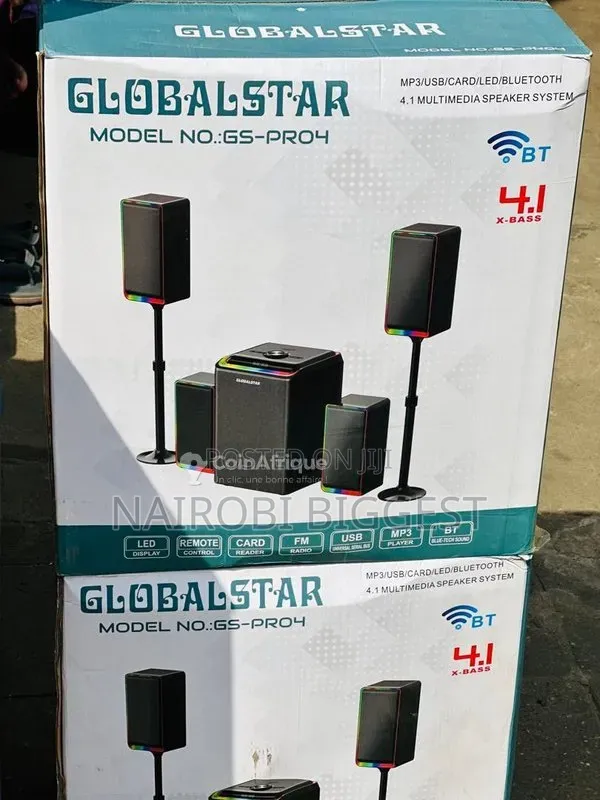 4.1ch Globalstar Pro 4 Multimedia System
Woofer
