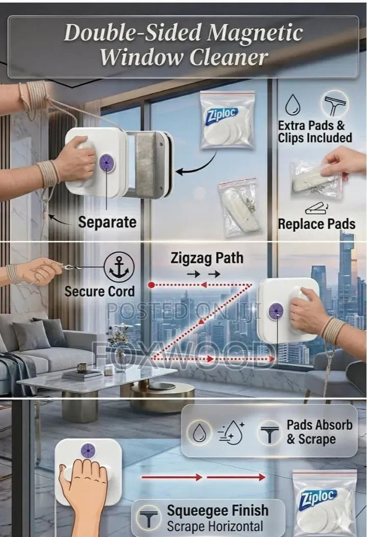 Automatic Double Sided Glass / Window Cleaner