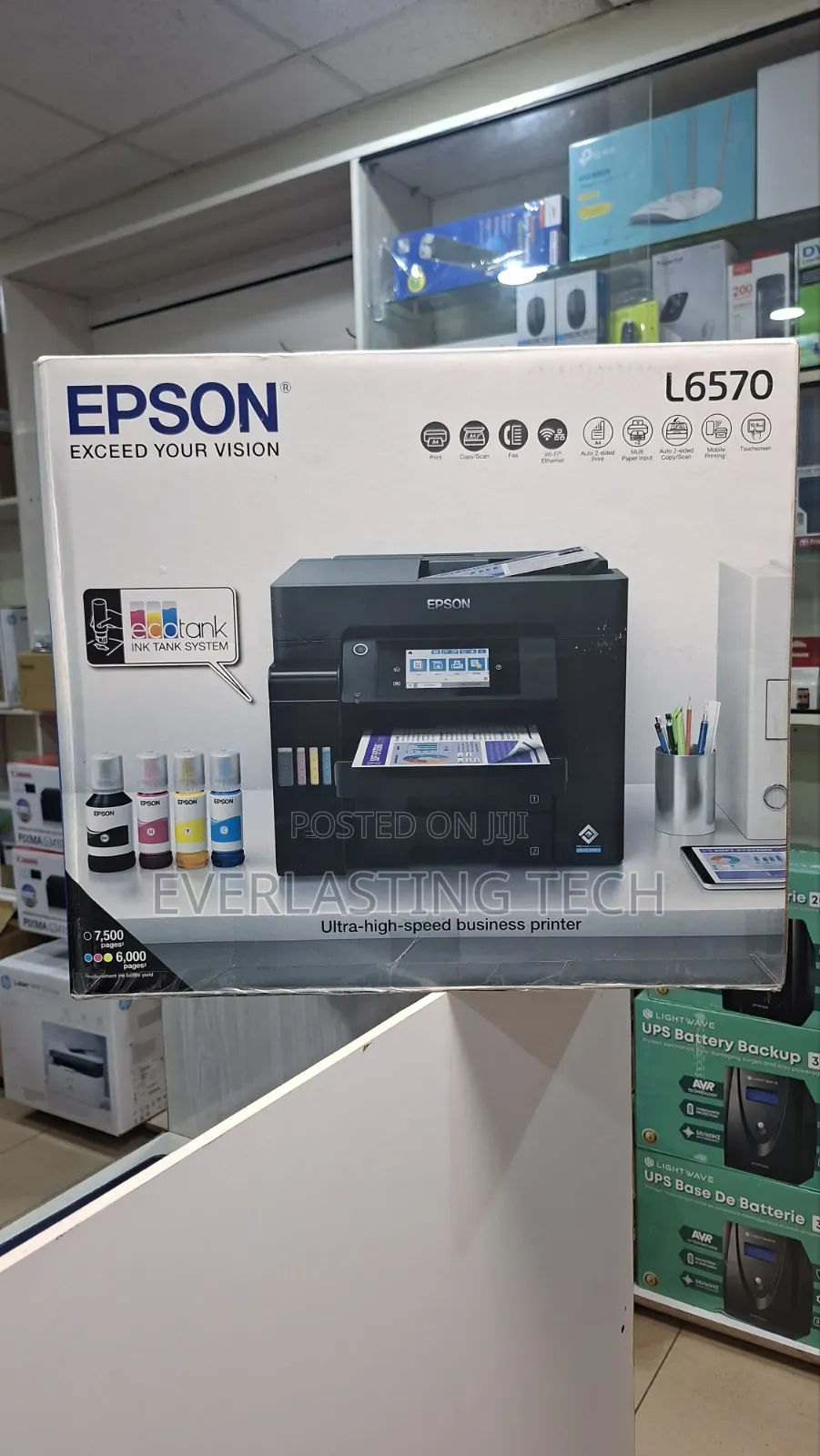 Epson L6570 Wi-Fi Duplex Multifunction Eco Tank Printer