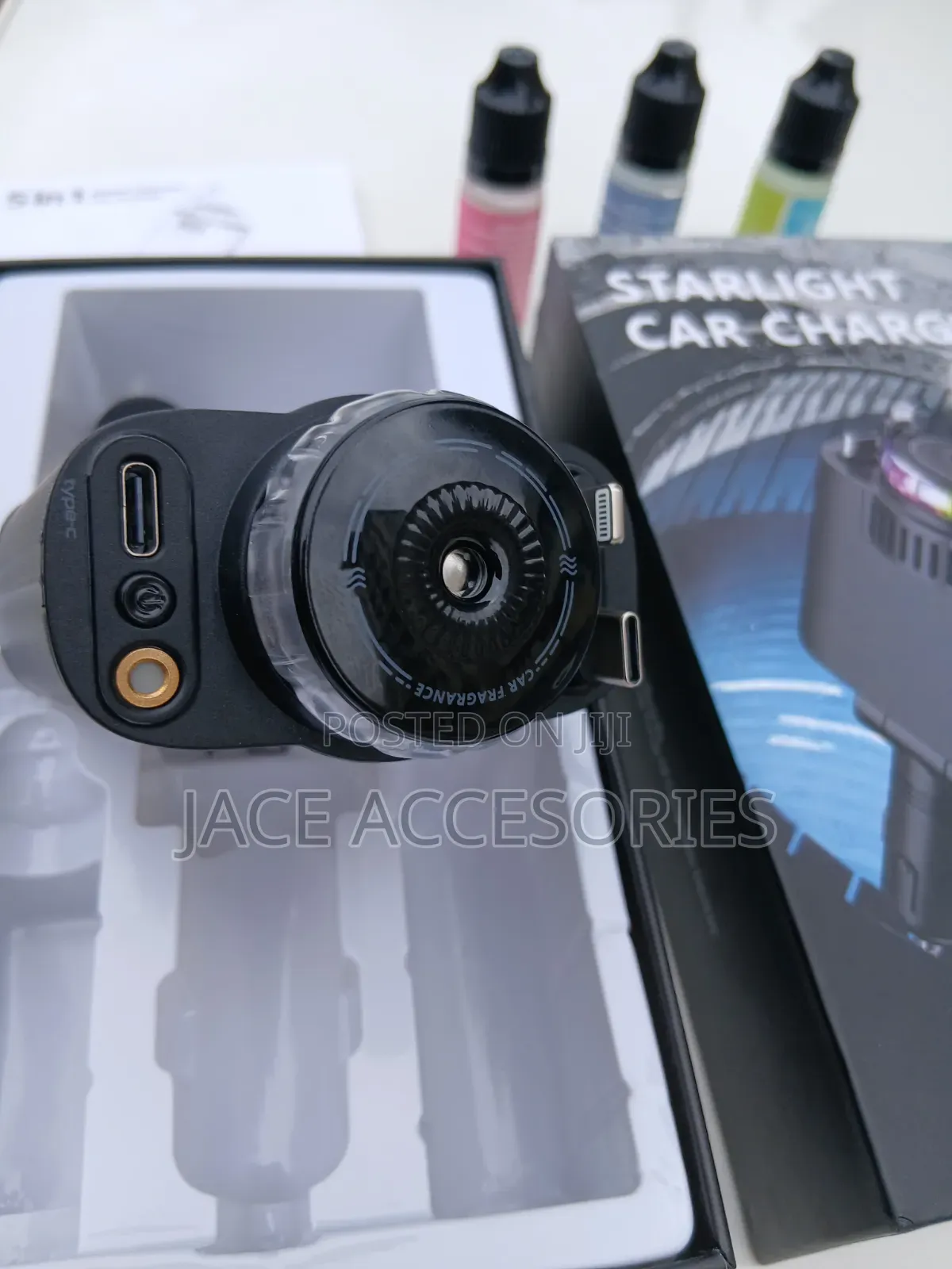Retractable 180w Max Starlight Car Charger 5 in Pd Fast Charger