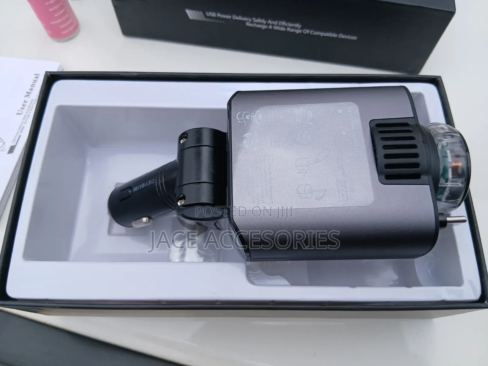 Retractable 180w Max Starlight Car Charger 5 in Pd Fast Charger