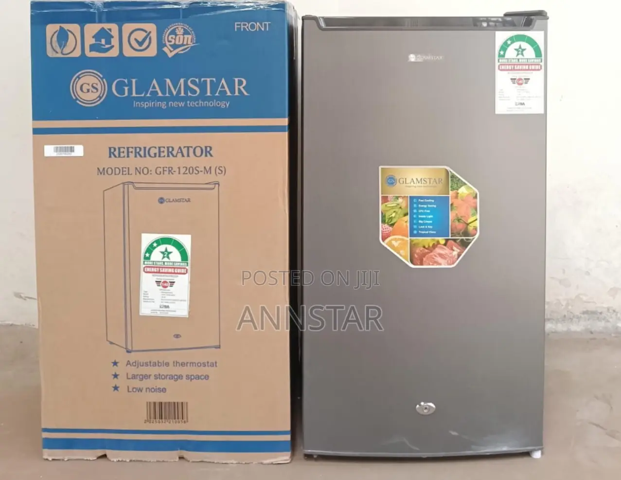 Glamstar Single Door Fridge 90litres