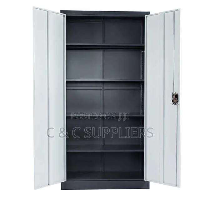 2-Door Modern Metallic File Cabinet
