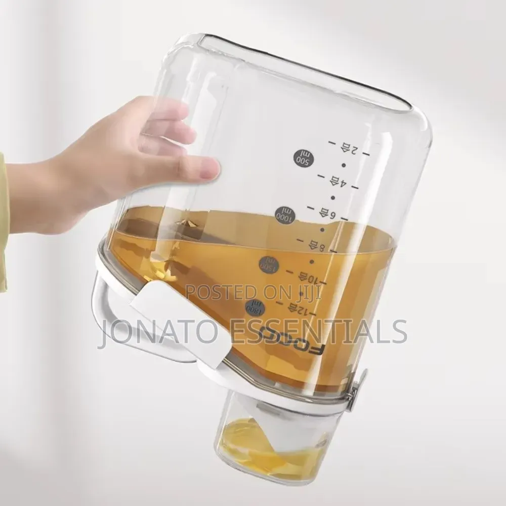 Airtight Cereal Dispenser 2000ml Food Storage Container Cup