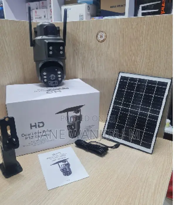 Smart 4mp Ubox Solar Camera – 4g Dual Lens PTZ Security System