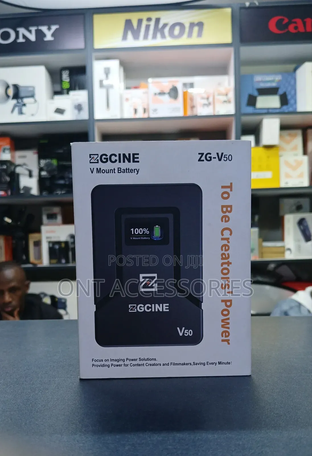 Zg-V50 v Mount Battery