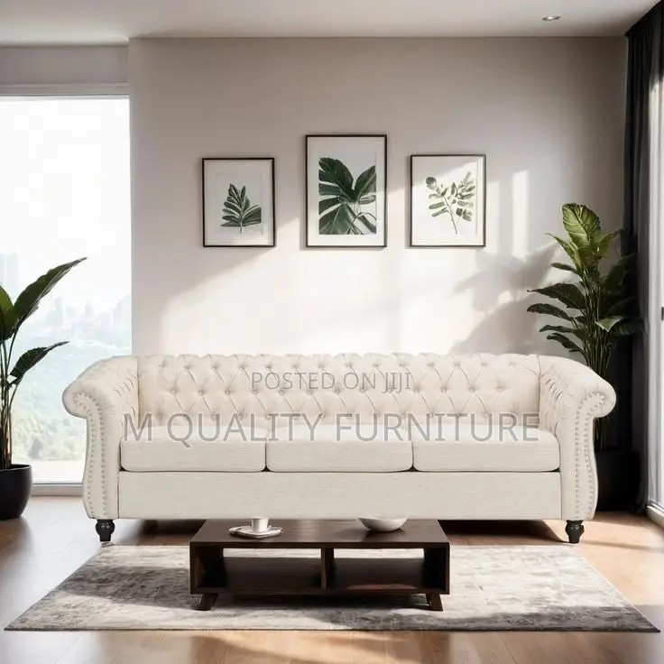 Gray 3 Seater Quality Modern Sofa