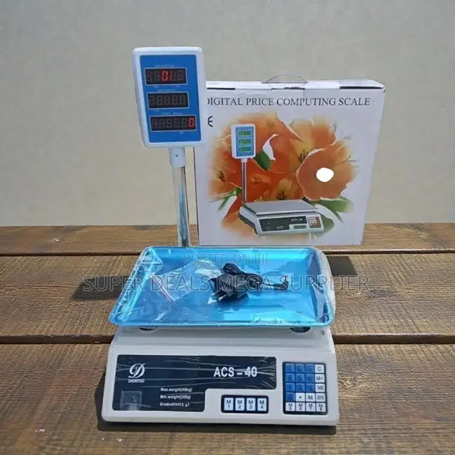 High Capacity Acs 30 Upto 30kgs Computerized Electronic Weight Scale