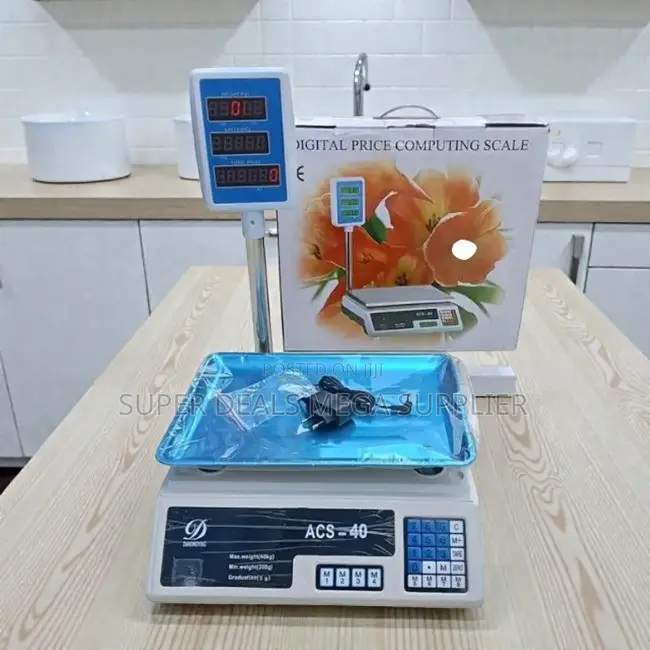 Energy Saving Acs 40 Upto 40kgs Computerized Electronic Weight Scale