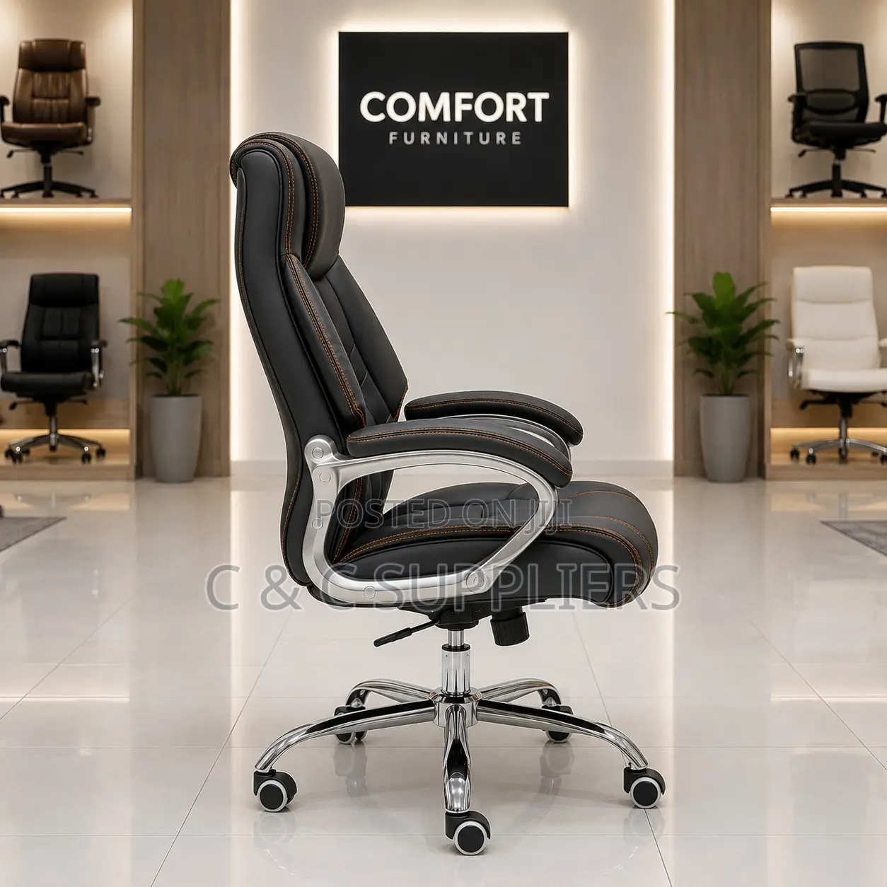 High Back Leather Ceo's Chair