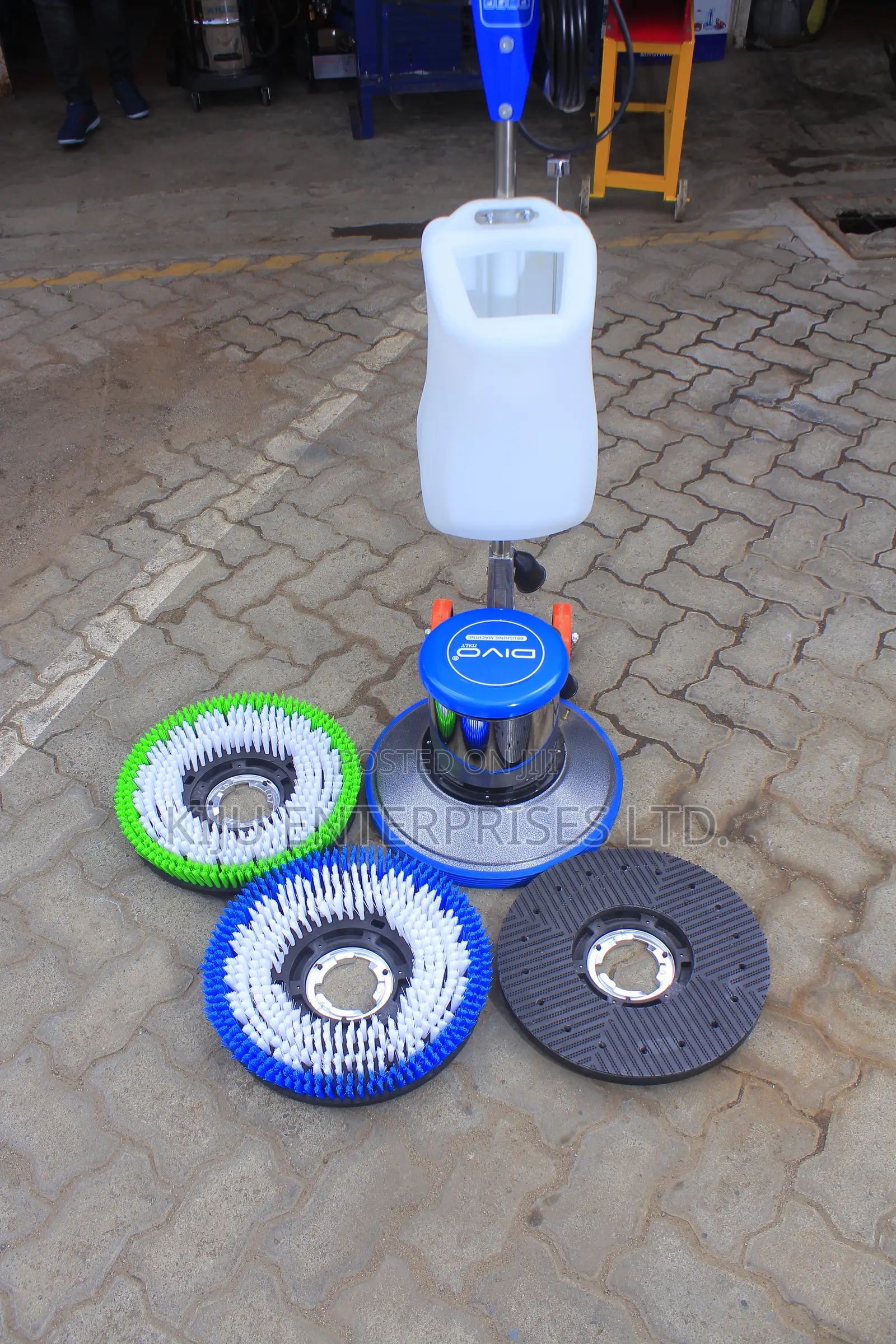 Divo 17" Single Disc Floor Scrubber Polisher Machine | 1100w