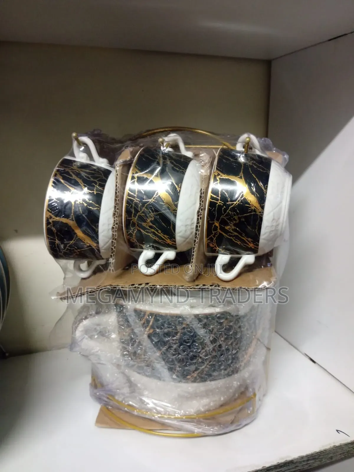 15pc Marble Soup Set / Ceramic Soup Set
