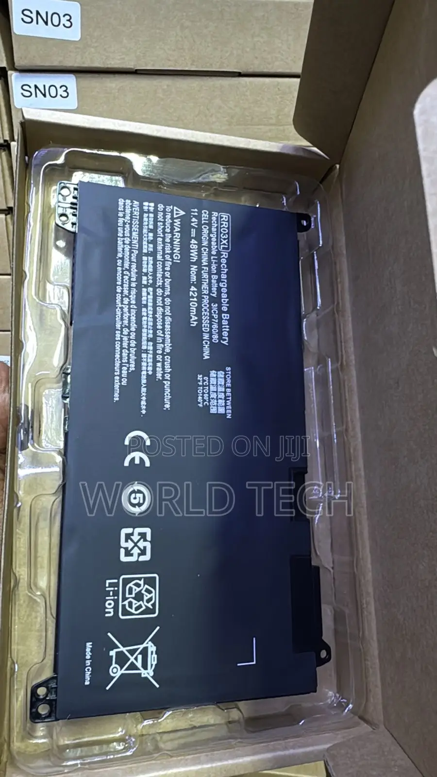 Rr03xl Rr03xl HP Laptop Battery Replacement High Quality