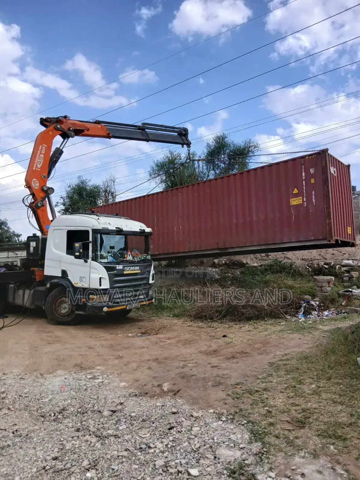 Crane on Hand_ Lifting Transportation of Goods