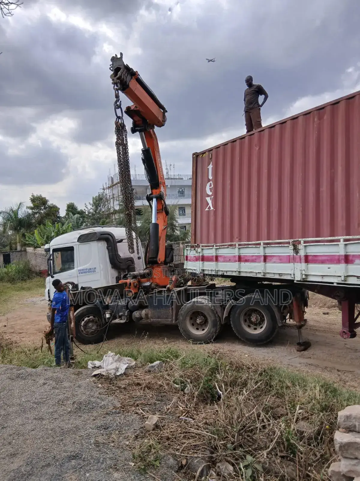 Crane on Hand_ Lifting Transportation of Goods