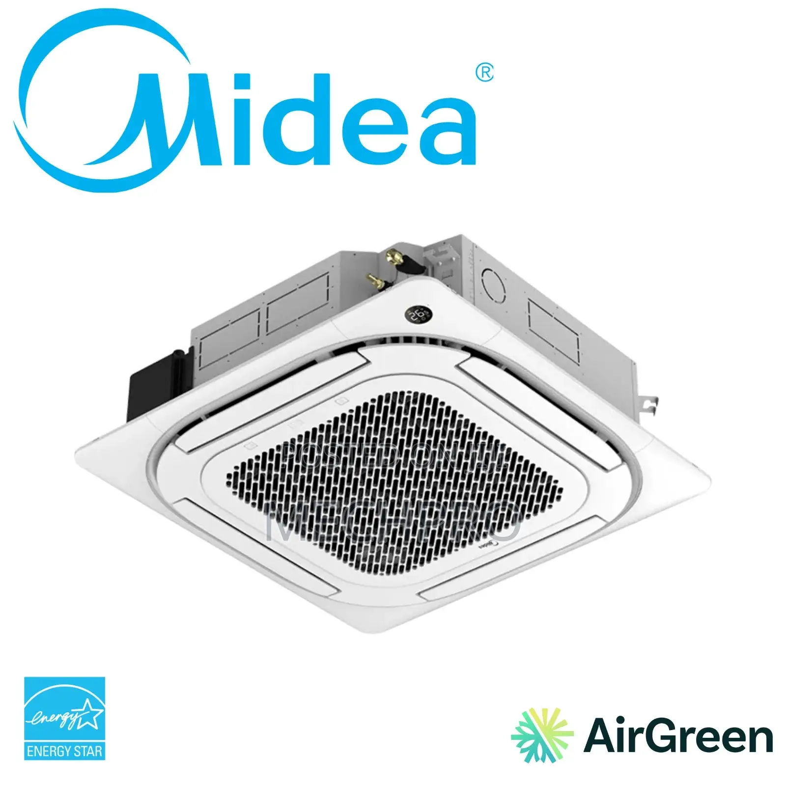 Midea 18,000 Btu Ceiling Cassette Inverter Air Conditioner
