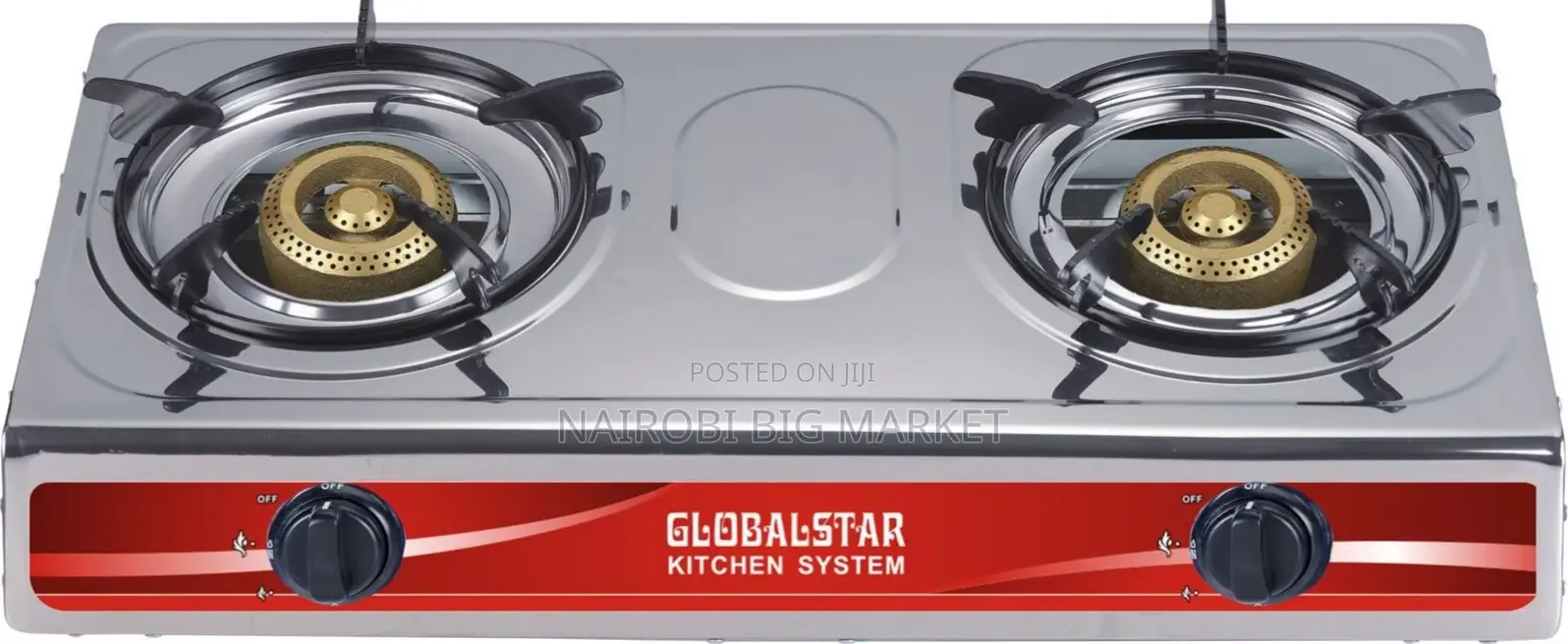 Globalstar 2 Burner Stainless Steel Table Top Cooker