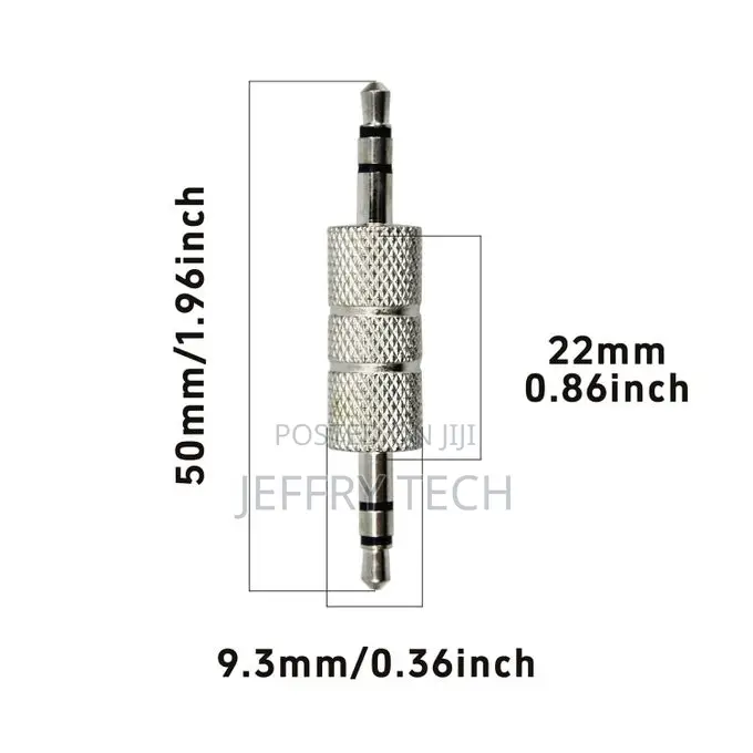 3.5 Mm Male To Male Audio Cable Connector