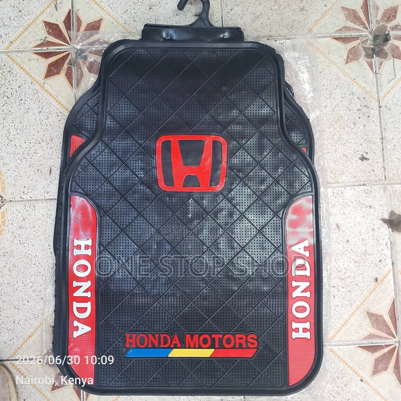 Honda Customized Nonslip Back Floor Mats