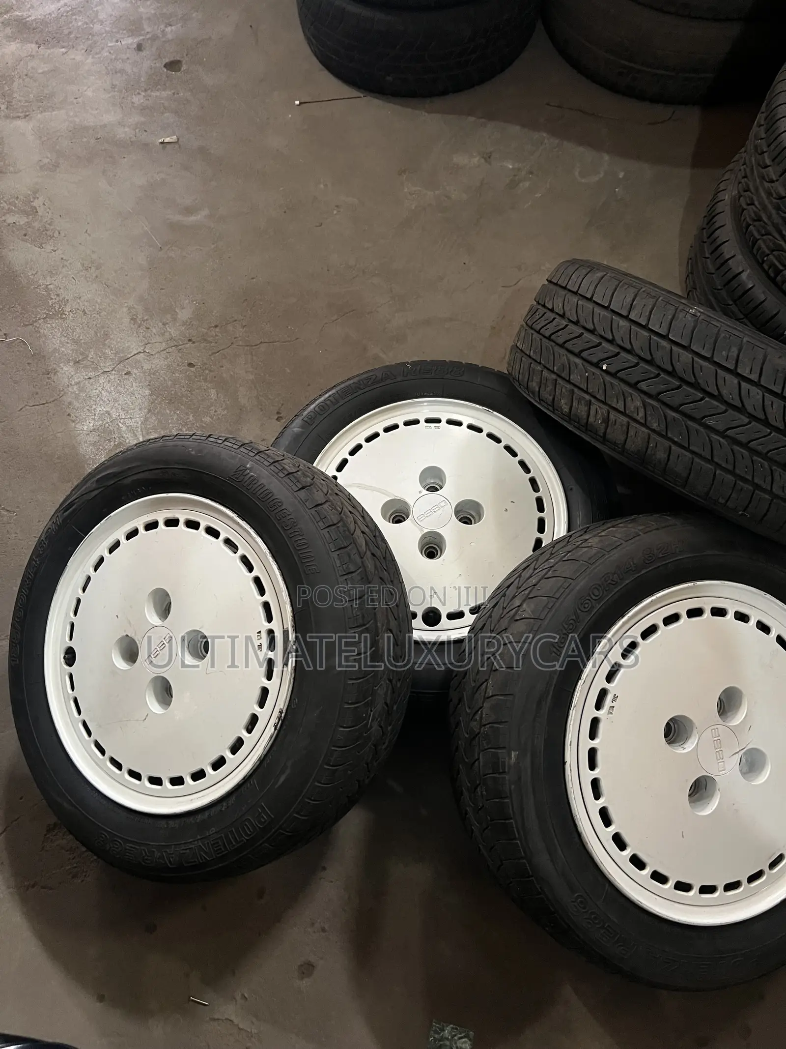 Toyota Starlet Original Size 14 Rims Tyres for Sale