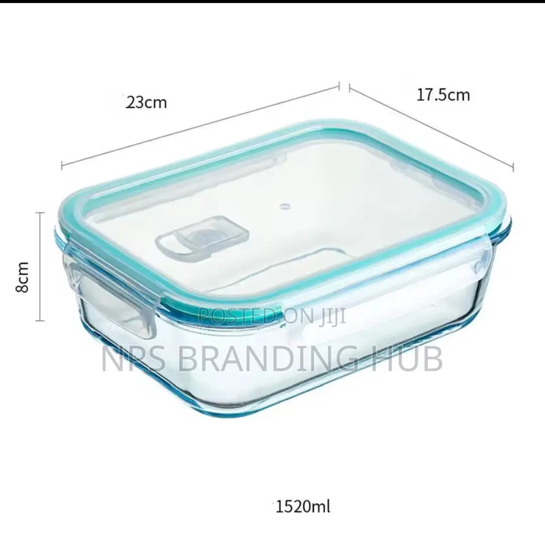 High Borosilicate Glass Food Containers 1050ml(Nm