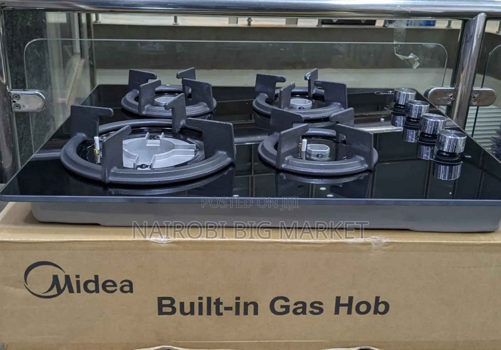 Midea 60cm Ss Gas Hob 60gl403