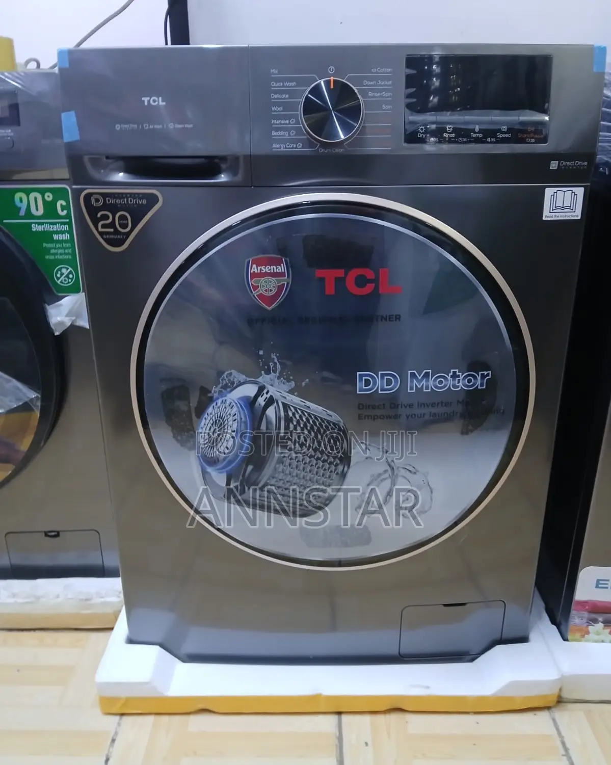 TCL 10/6kg Front Load Wash and Dry Washing Machine