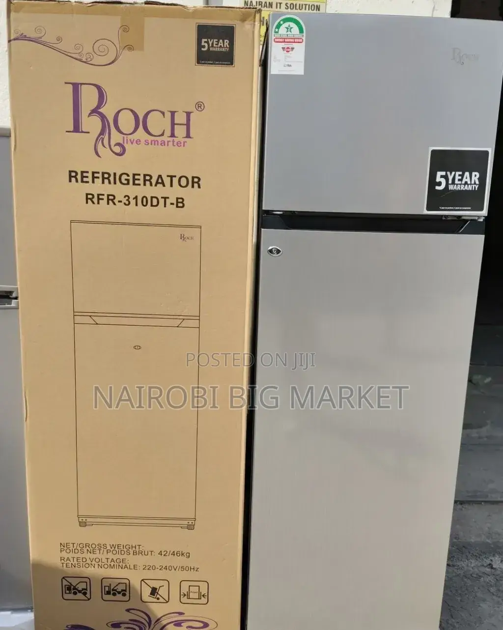 Roch Fridge 250litres Non Frost