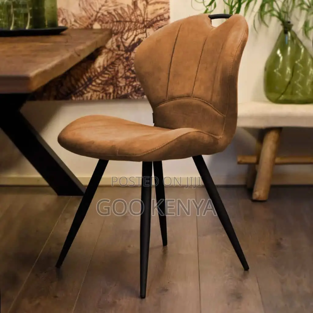 Dining Chair; High Back Fabric Dining Chair With Wide Comfortable Seat