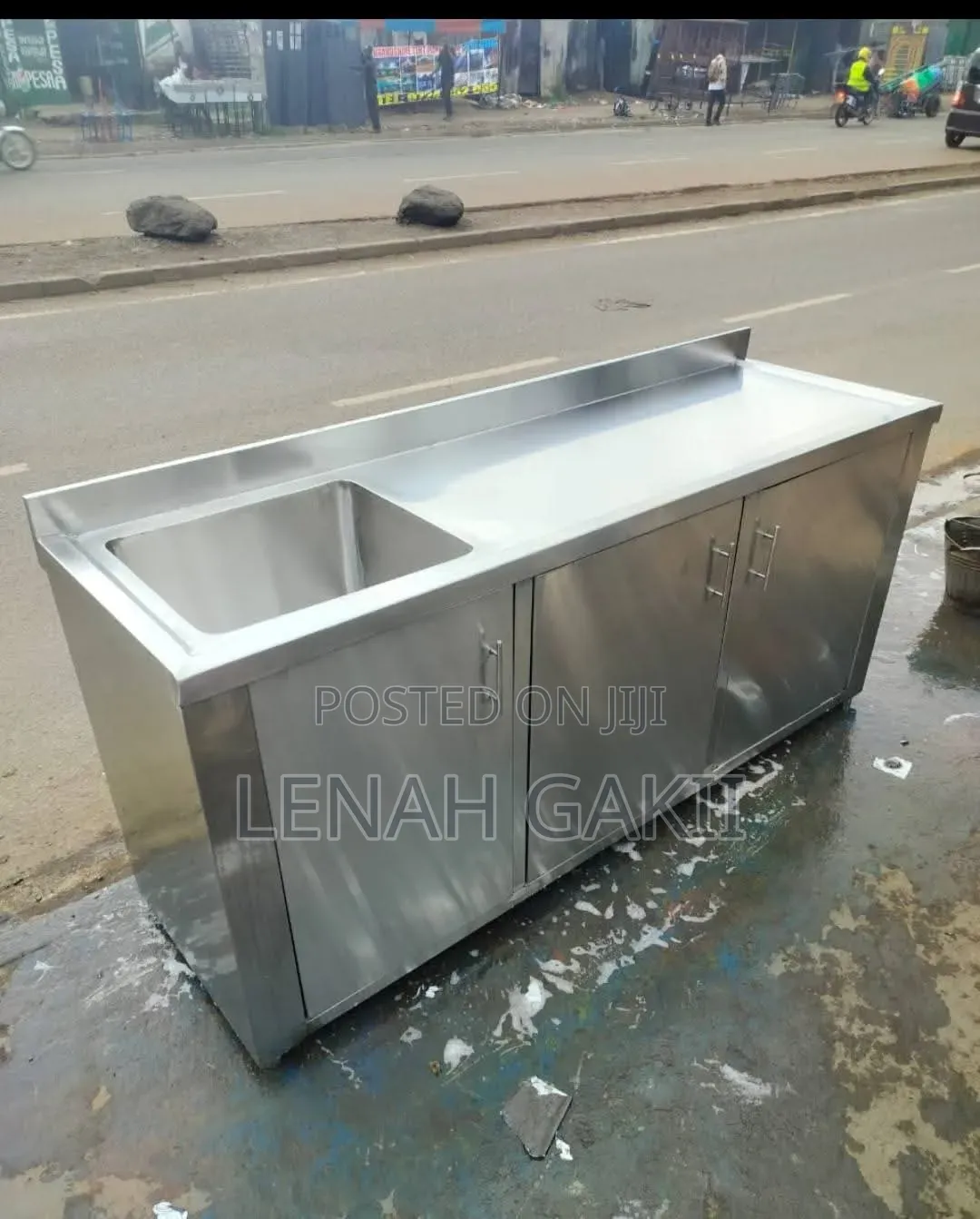 Single Sink With Cabinet