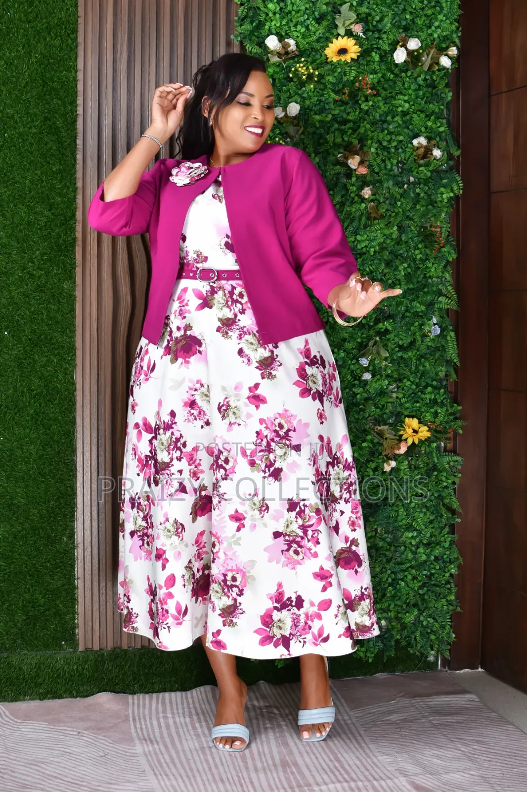  Big Mama 2 Pieces Ankle Length Dress