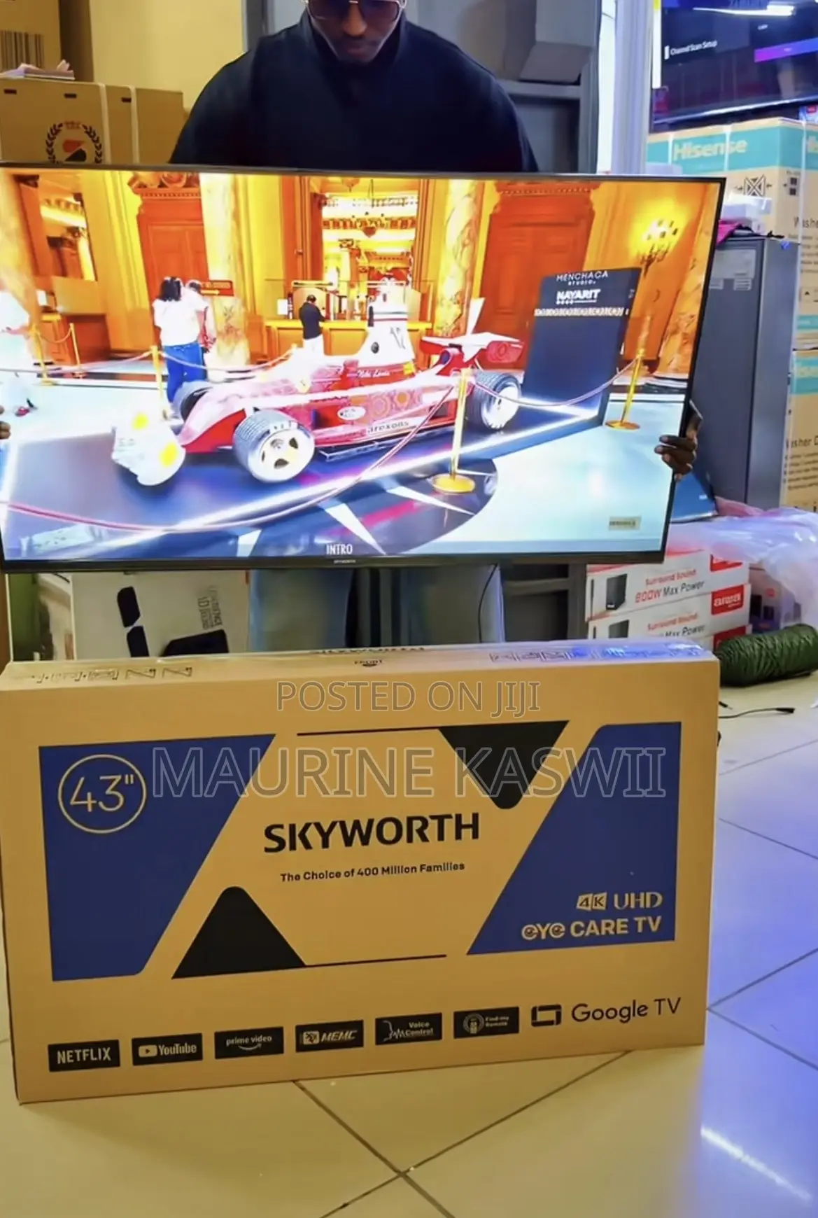 Skyworth 43 Inch Led Smart Google Tv – HDR Display 43g6500g