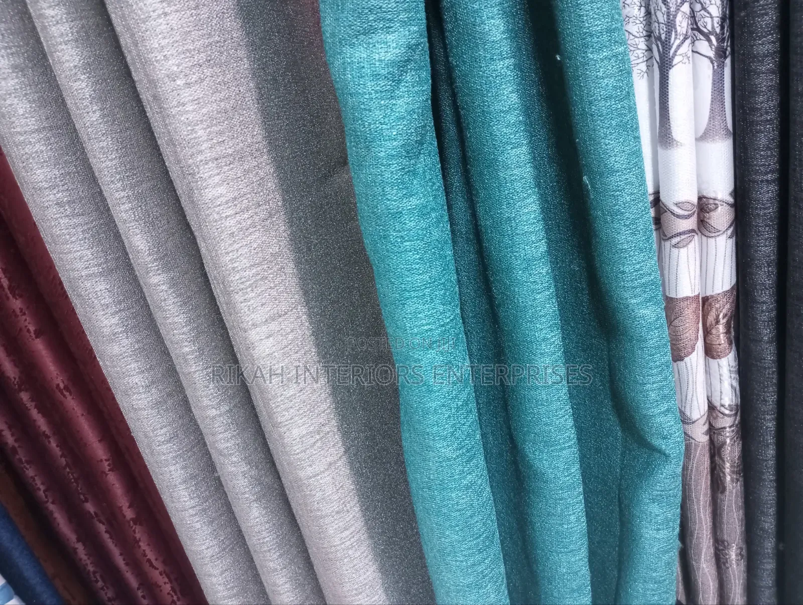 Beautiful Plain Curtains Available