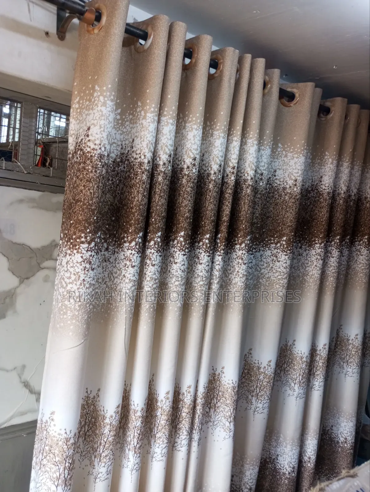 Unique Floral Curtains for Windows and Doors