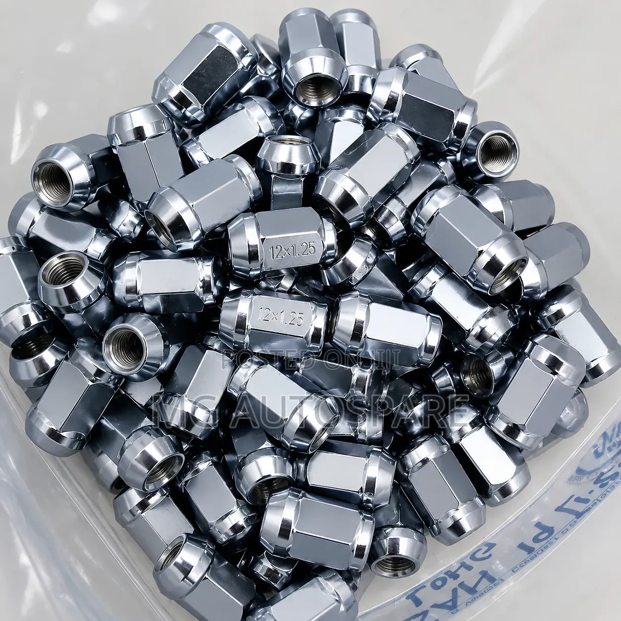 Nissan Chrome Wheel Nuts Size 19 and 21