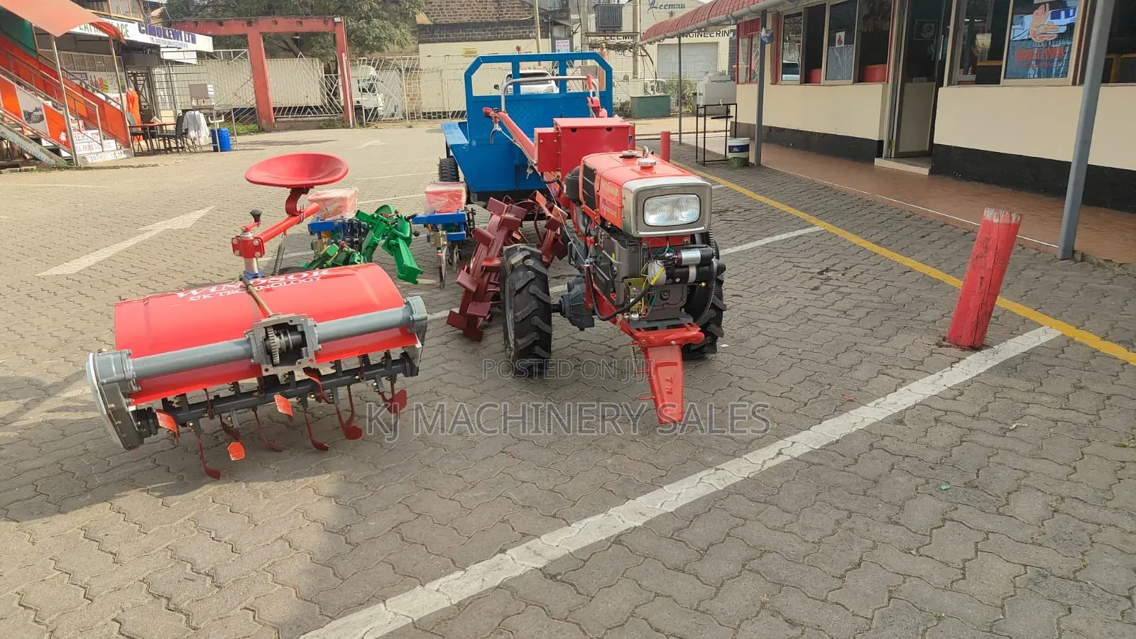 Walking Tractor With Trail
