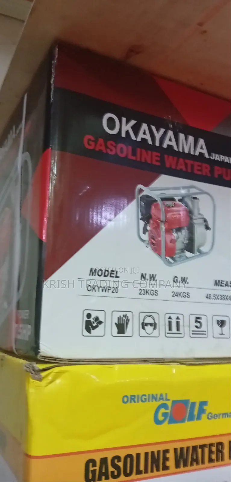 Okayama 2 Inch Gasoline Water Pump High Pressure Petrol Engine
