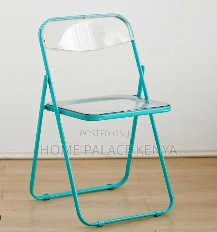 Plastic Chair: Foldable Chair With Stainless Steel Edges and Legs