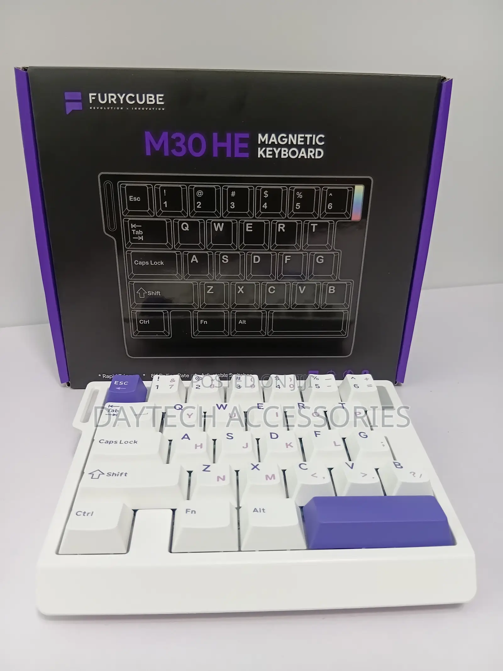 This Is a Furycube M30 He Single - Handed Magnetic Gaming Keyboard.