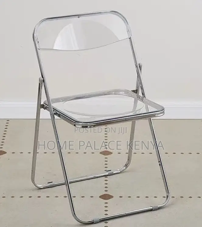Plastic Chair: Foldable Chair With Stainless Steel Edges and Legs