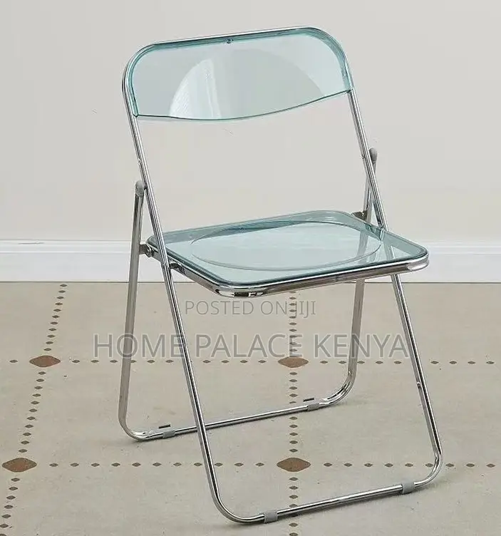 Plastic Chair: Foldable Chair With Stainless Steel Edges and Legs