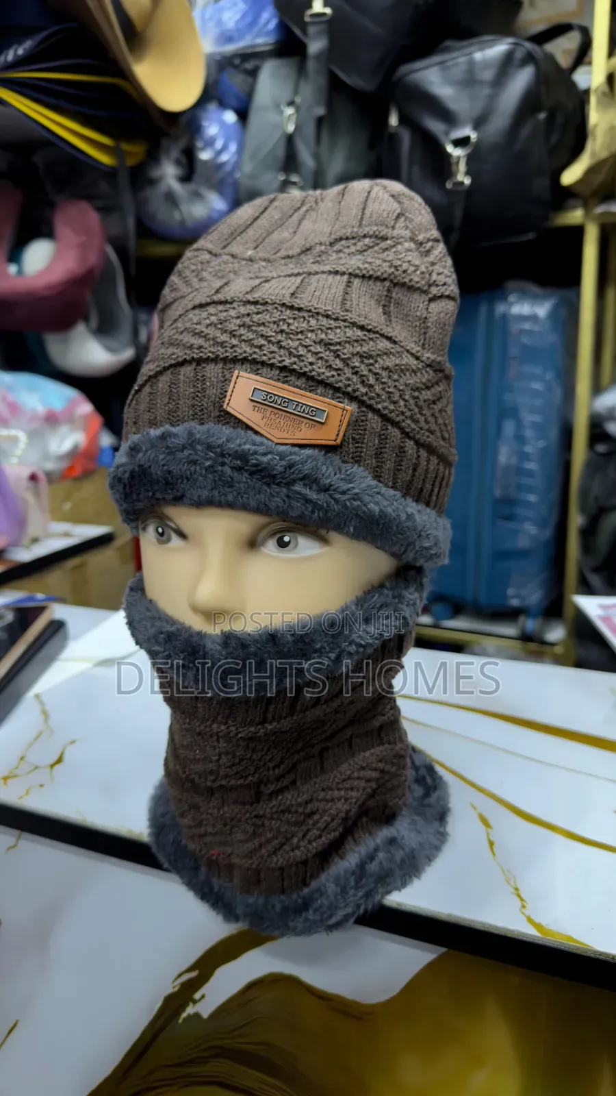 Winter Beenies Hat and Scarf Set_yu