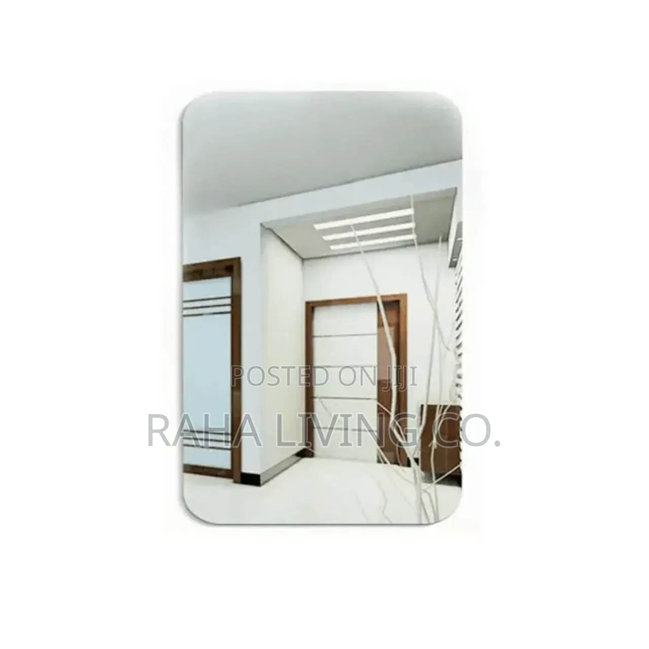 Unbreakable Acrylic Self Adhesive Mirror | 60x40cm | 3 Shapes